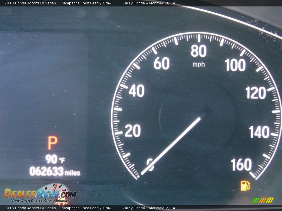2018 Honda Accord LX Sedan Champagne Frost Pearl / Gray Photo #27