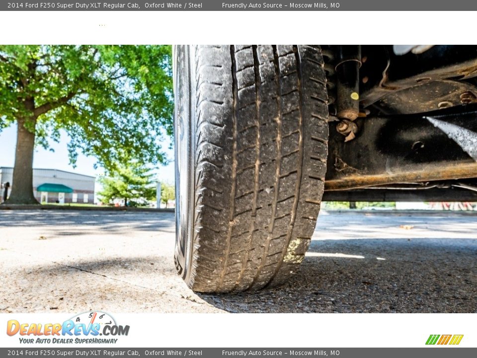 2014 Ford F250 Super Duty XLT Regular Cab Oxford White / Steel Photo #15