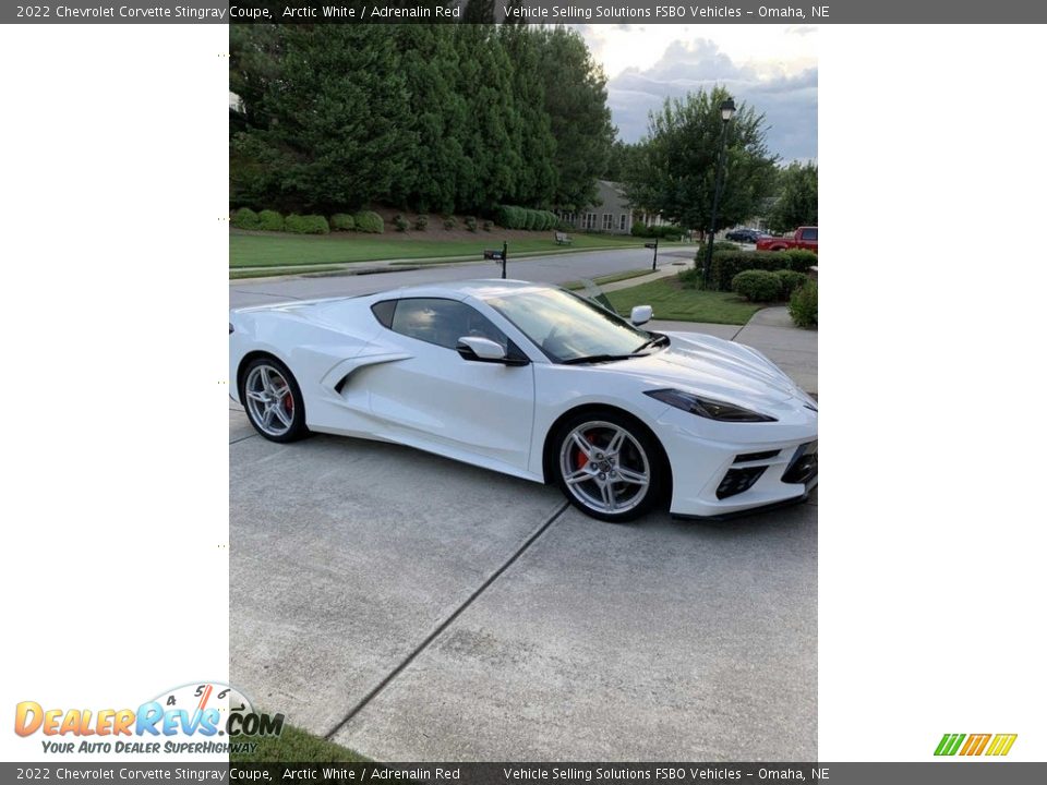 Arctic White 2022 Chevrolet Corvette Stingray Coupe Photo #1