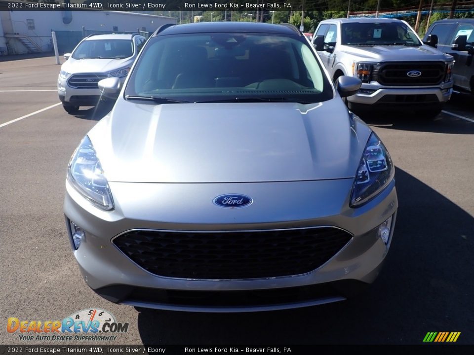 2022 Ford Escape Titanium 4WD Iconic Silver / Ebony Photo #3