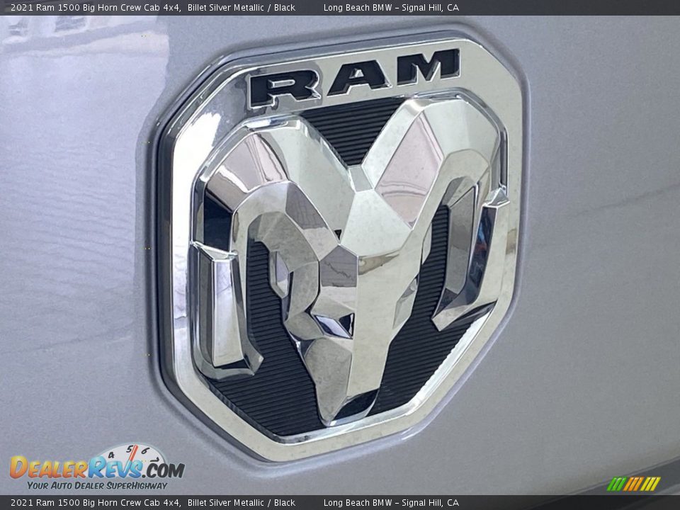 2021 Ram 1500 Big Horn Crew Cab 4x4 Billet Silver Metallic / Black Photo #9