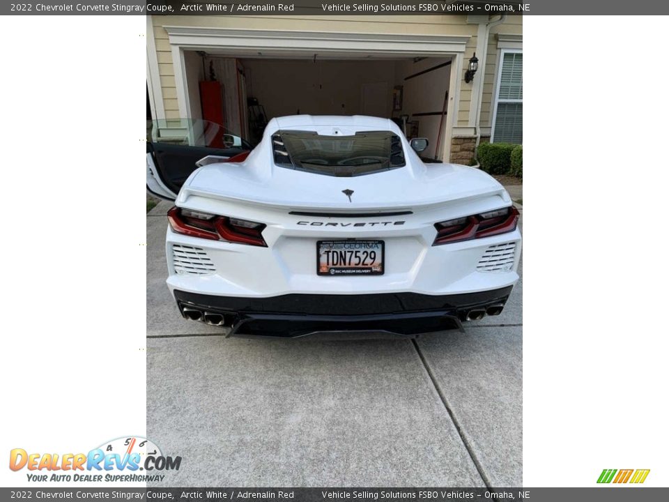 2022 Chevrolet Corvette Stingray Coupe Arctic White / Adrenalin Red Photo #4