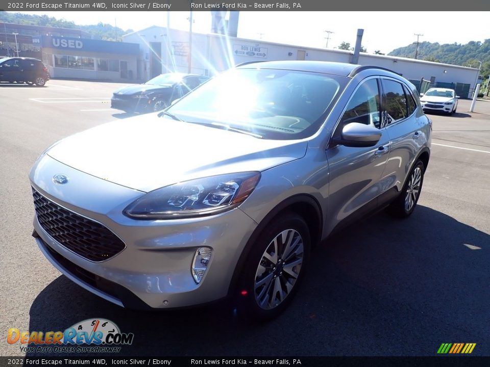 2022 Ford Escape Titanium 4WD Iconic Silver / Ebony Photo #4
