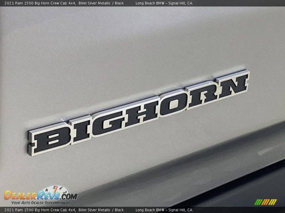 2021 Ram 1500 Big Horn Crew Cab 4x4 Billet Silver Metallic / Black Photo #10