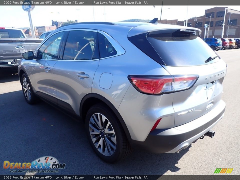 2022 Ford Escape Titanium 4WD Iconic Silver / Ebony Photo #6