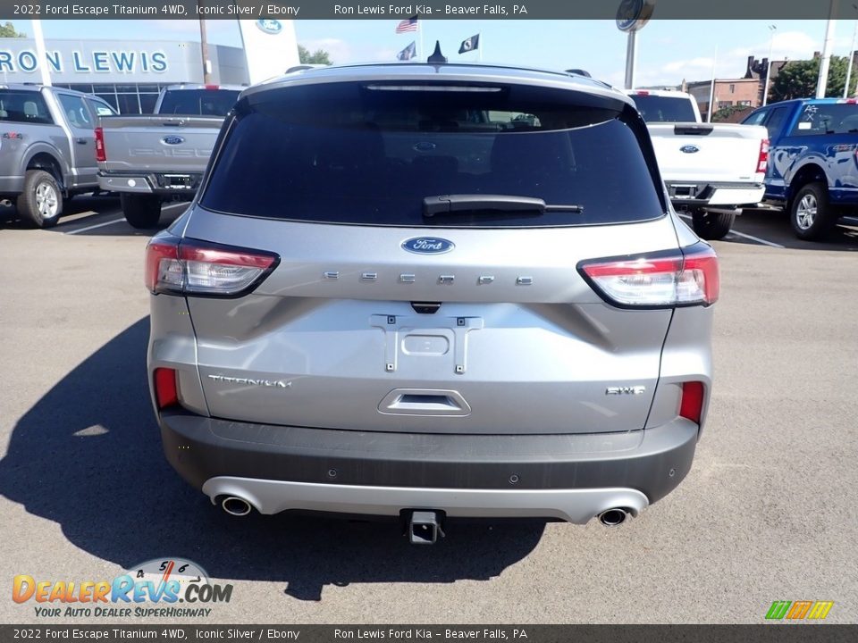 2022 Ford Escape Titanium 4WD Iconic Silver / Ebony Photo #7