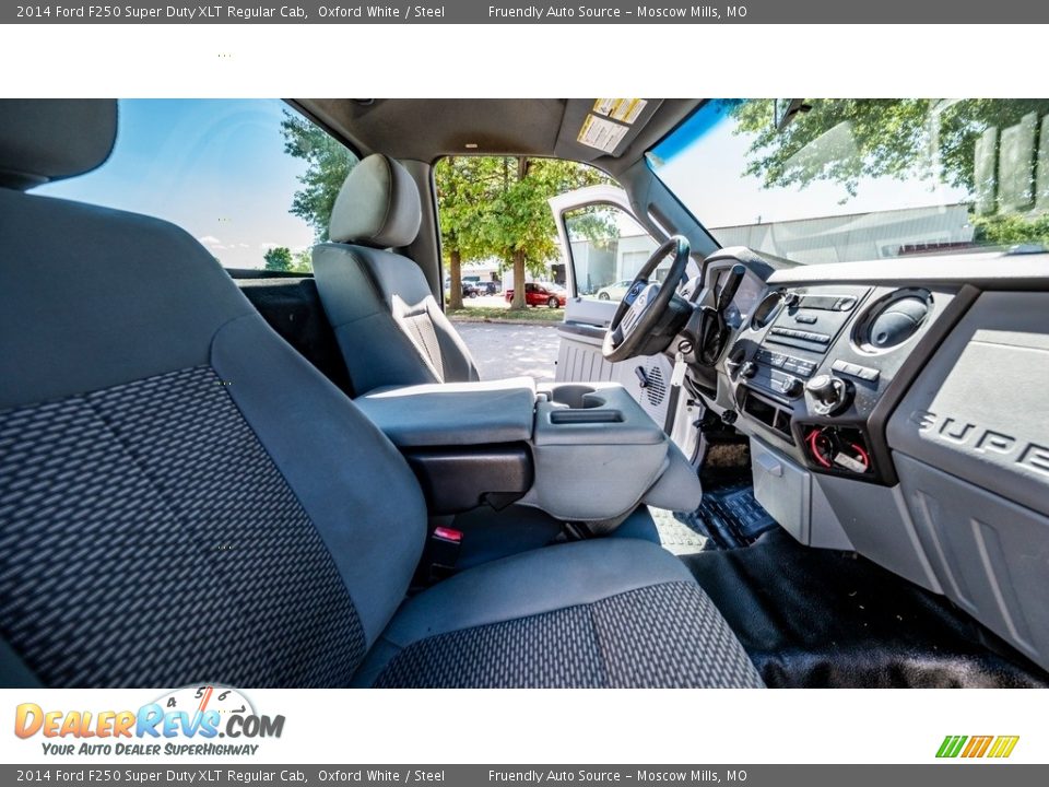 2014 Ford F250 Super Duty XLT Regular Cab Oxford White / Steel Photo #22