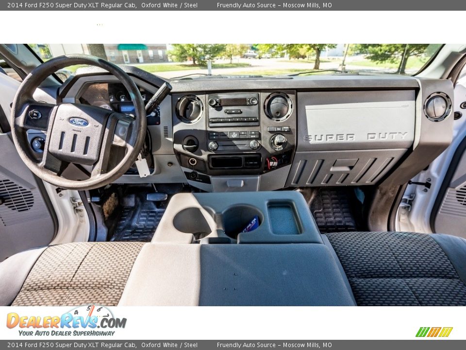 2014 Ford F250 Super Duty XLT Regular Cab Oxford White / Steel Photo #24