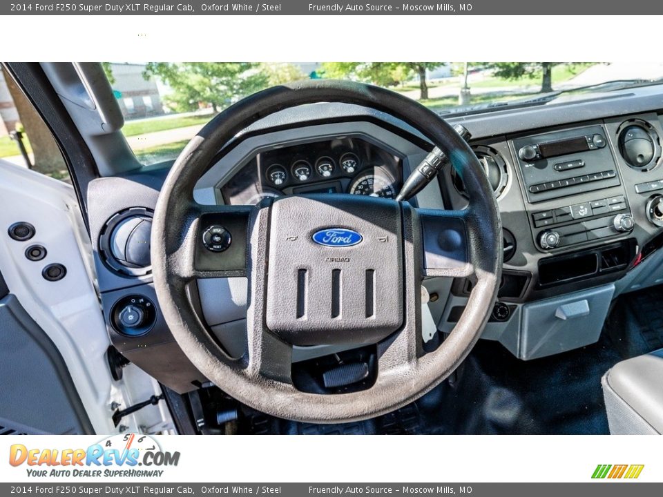 2014 Ford F250 Super Duty XLT Regular Cab Oxford White / Steel Photo #25