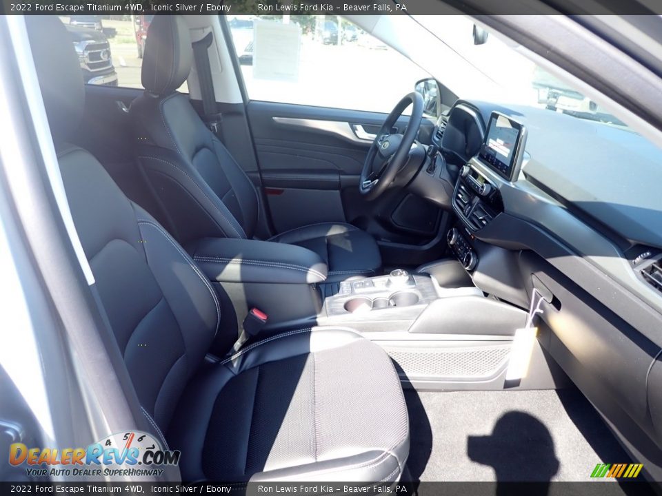2022 Ford Escape Titanium 4WD Iconic Silver / Ebony Photo #11
