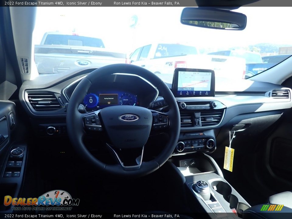 2022 Ford Escape Titanium 4WD Iconic Silver / Ebony Photo #13