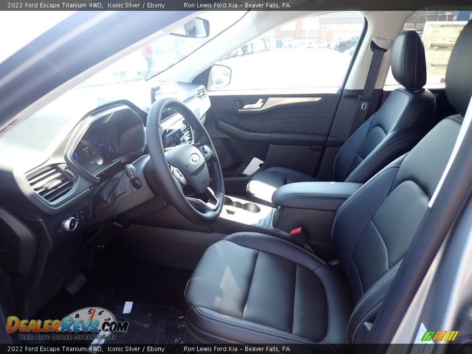 2022 Ford Escape Titanium 4WD Iconic Silver / Ebony Photo #14