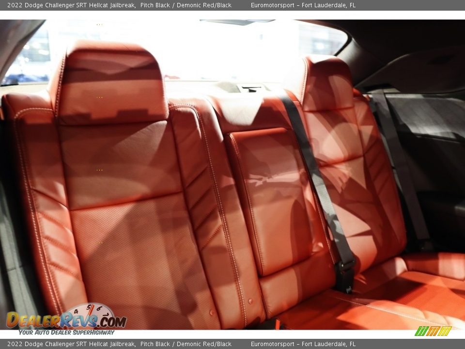 Rear Seat of 2022 Dodge Challenger SRT Hellcat Jailbreak Photo #24
