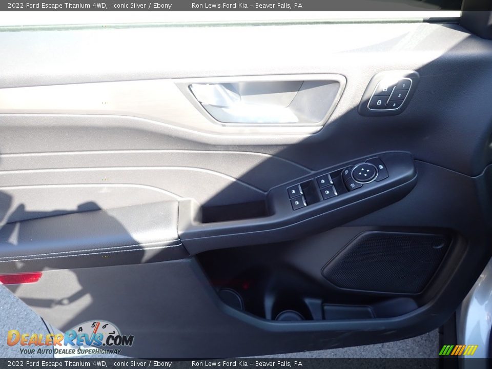 2022 Ford Escape Titanium 4WD Iconic Silver / Ebony Photo #15