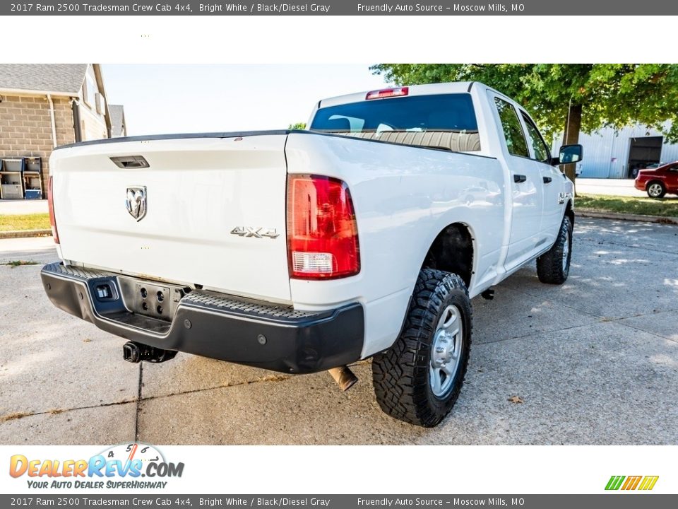 2017 Ram 2500 Tradesman Crew Cab 4x4 Bright White / Black/Diesel Gray Photo #4