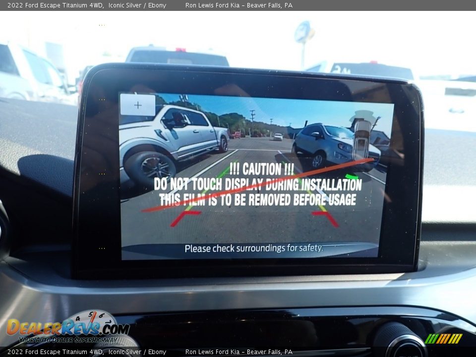 2022 Ford Escape Titanium 4WD Iconic Silver / Ebony Photo #18