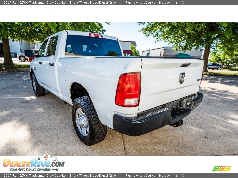 2017 Ram 2500 Tradesman Crew Cab 4x4 Bright White / Black/Diesel Gray Photo #6