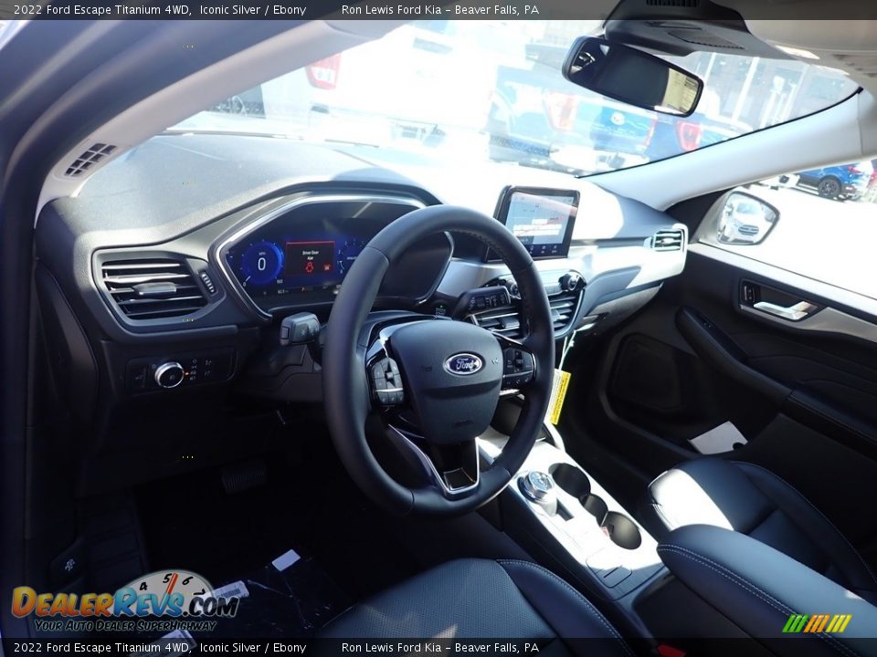 2022 Ford Escape Titanium 4WD Iconic Silver / Ebony Photo #19