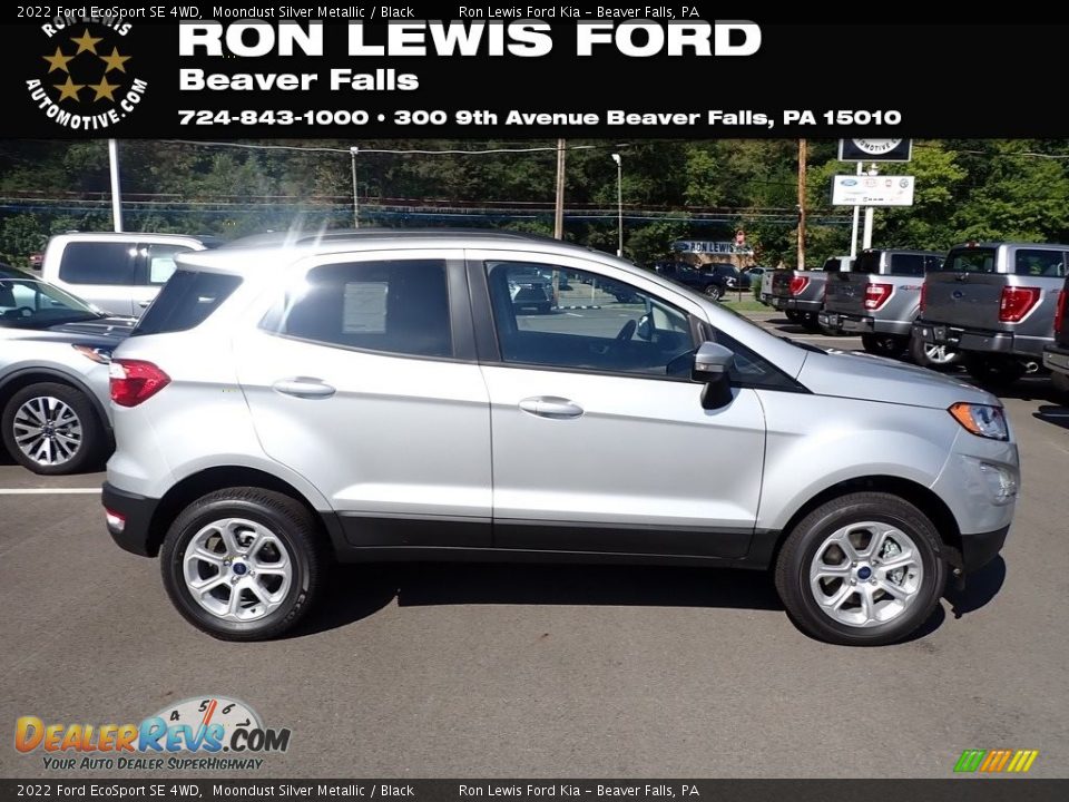 2022 Ford EcoSport SE 4WD Moondust Silver Metallic / Black Photo #1