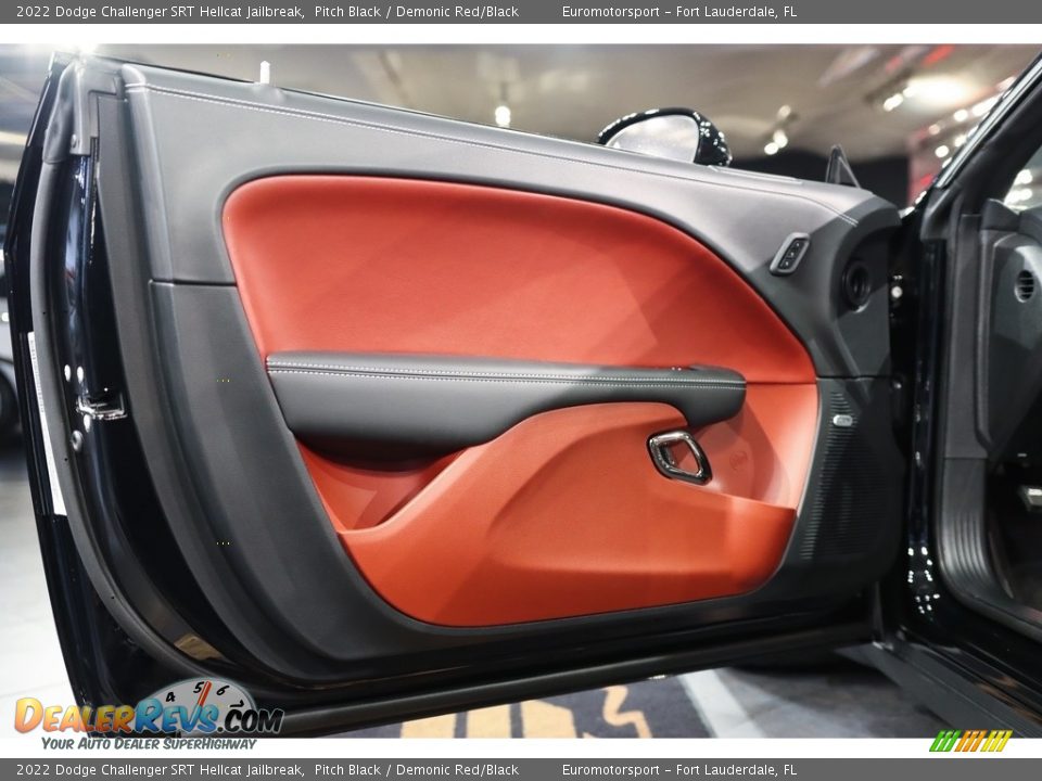 Door Panel of 2022 Dodge Challenger SRT Hellcat Jailbreak Photo #31