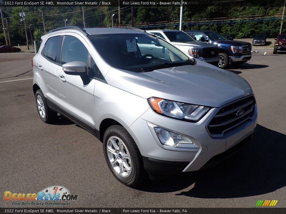 2022 Ford EcoSport SE 4WD Moondust Silver Metallic / Black Photo #2