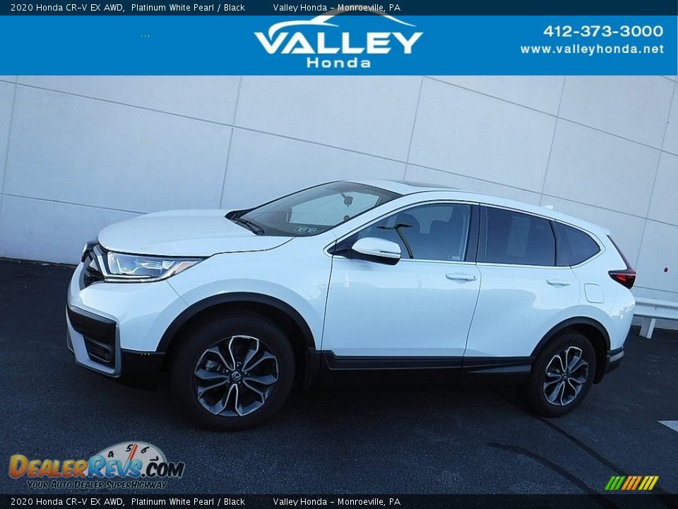 2020 Honda CR-V EX AWD Platinum White Pearl / Black Photo #2