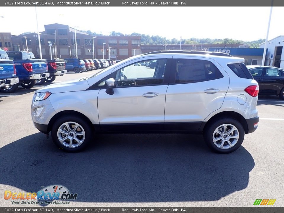 2022 Ford EcoSport SE 4WD Moondust Silver Metallic / Black Photo #5