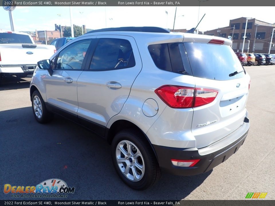 2022 Ford EcoSport SE 4WD Moondust Silver Metallic / Black Photo #6