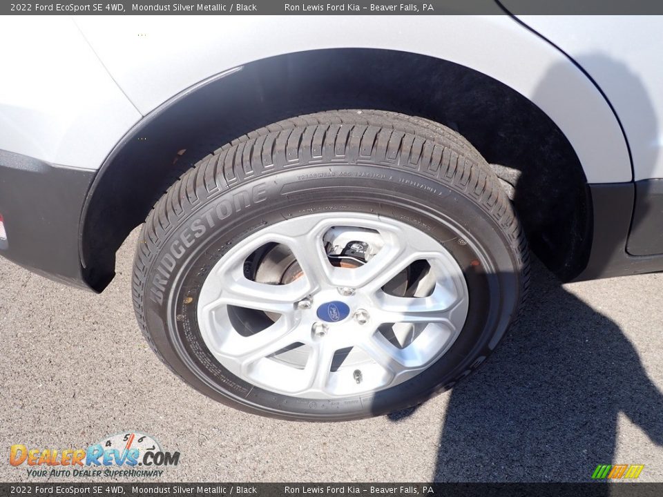 2022 Ford EcoSport SE 4WD Moondust Silver Metallic / Black Photo #9