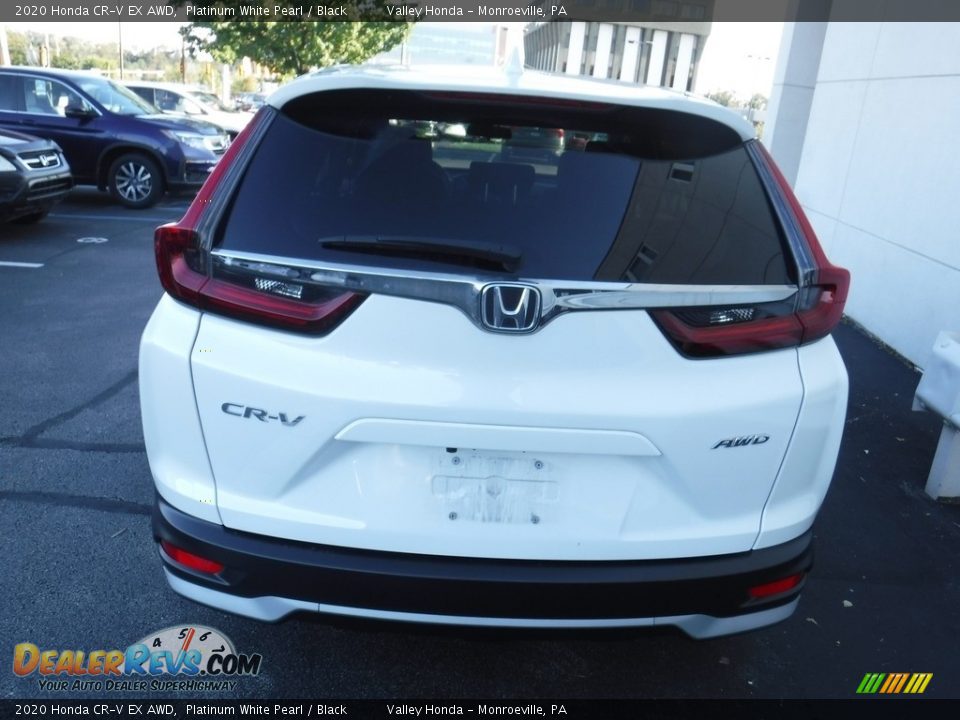 2020 Honda CR-V EX AWD Platinum White Pearl / Black Photo #8
