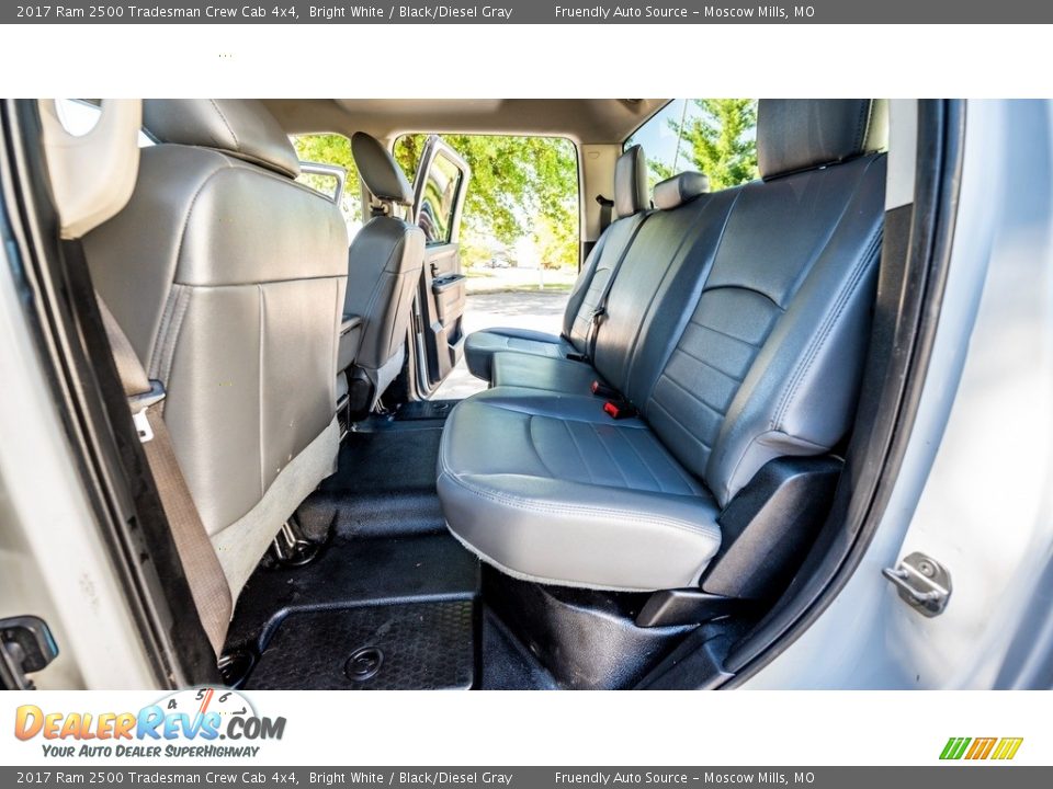 Rear Seat of 2017 Ram 2500 Tradesman Crew Cab 4x4 Photo #20