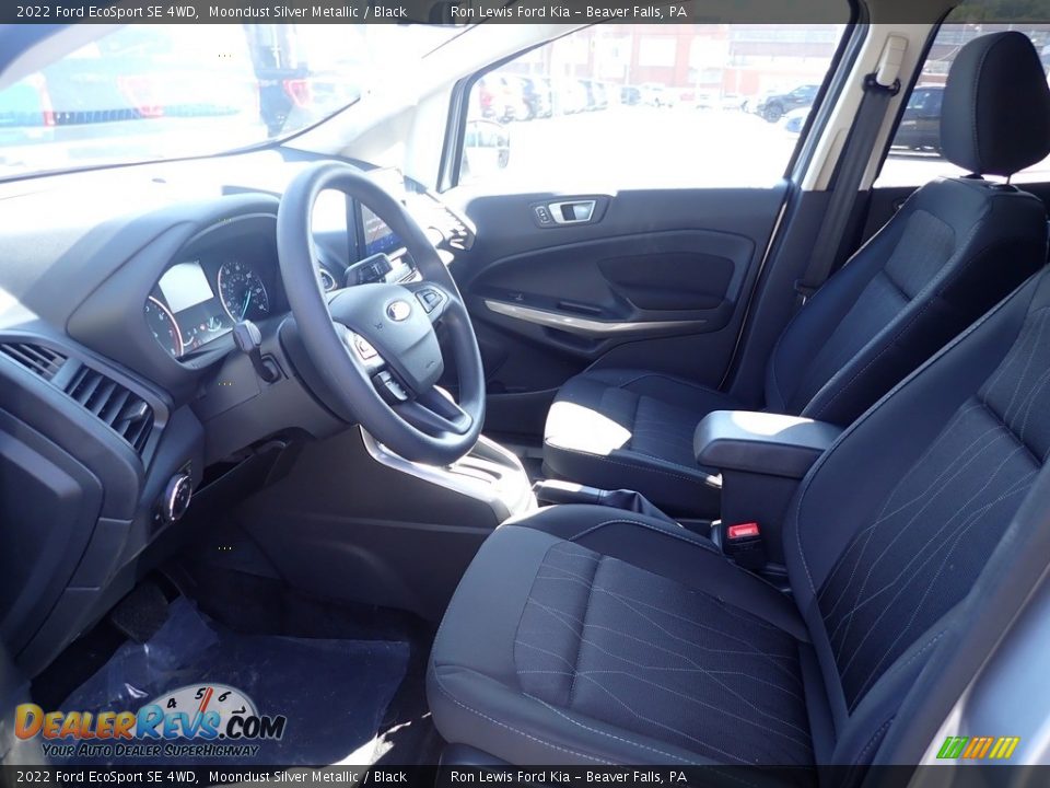 2022 Ford EcoSport SE 4WD Moondust Silver Metallic / Black Photo #14