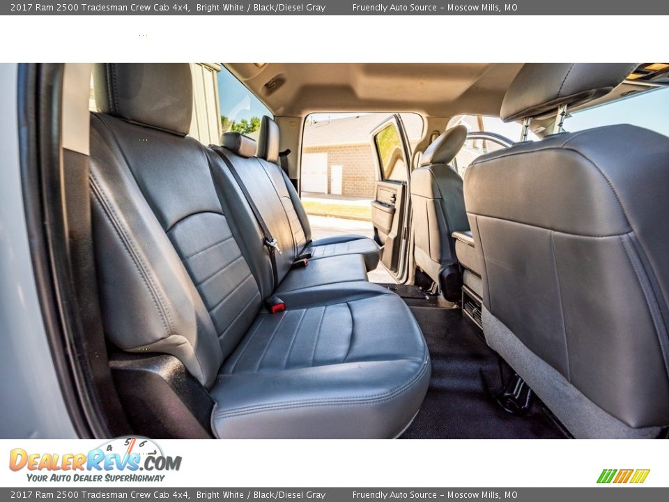 Rear Seat of 2017 Ram 2500 Tradesman Crew Cab 4x4 Photo #22