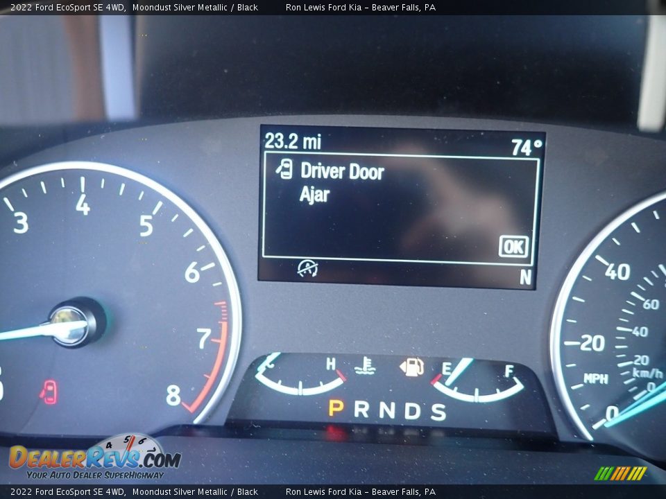 2022 Ford EcoSport SE 4WD Moondust Silver Metallic / Black Photo #16