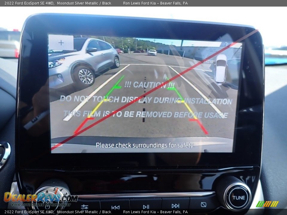 2022 Ford EcoSport SE 4WD Moondust Silver Metallic / Black Photo #17