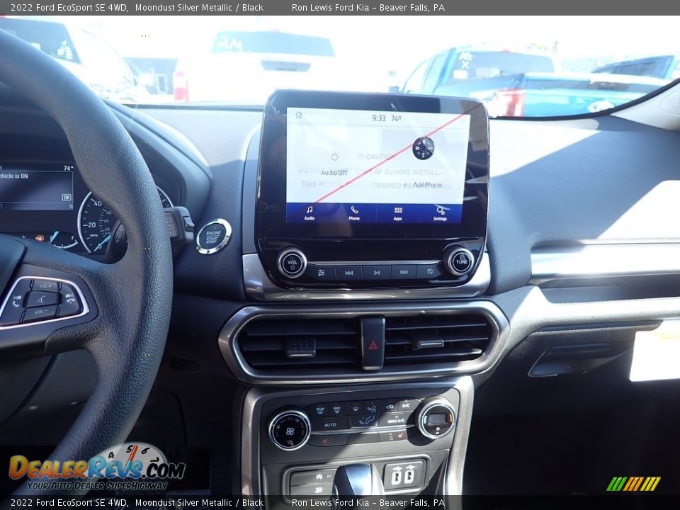 2022 Ford EcoSport SE 4WD Moondust Silver Metallic / Black Photo #18