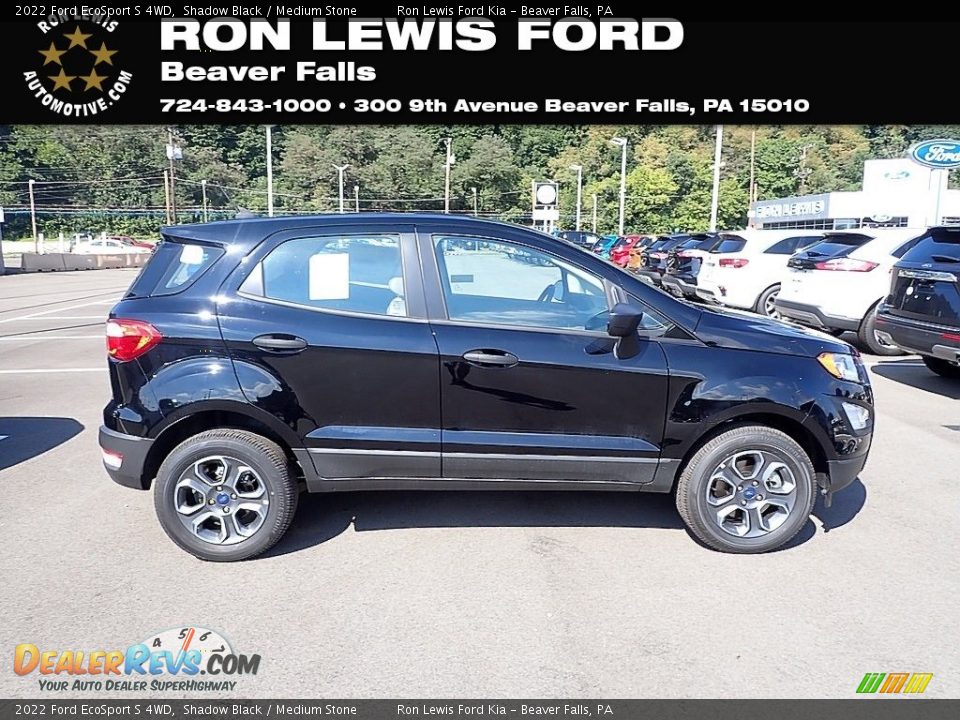 2022 Ford EcoSport S 4WD Shadow Black / Medium Stone Photo #1