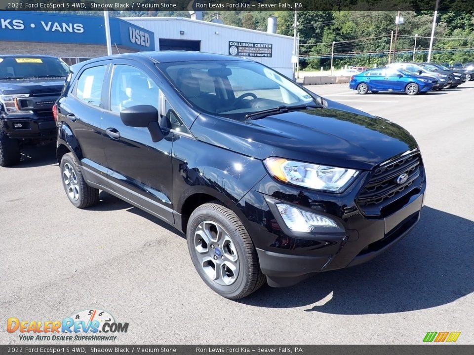 2022 Ford EcoSport S 4WD Shadow Black / Medium Stone Photo #2