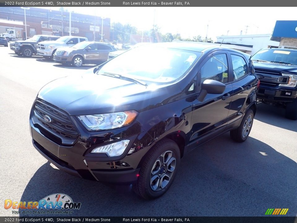 2022 Ford EcoSport S 4WD Shadow Black / Medium Stone Photo #4