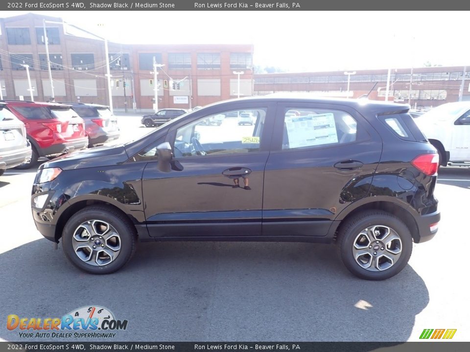 2022 Ford EcoSport S 4WD Shadow Black / Medium Stone Photo #5