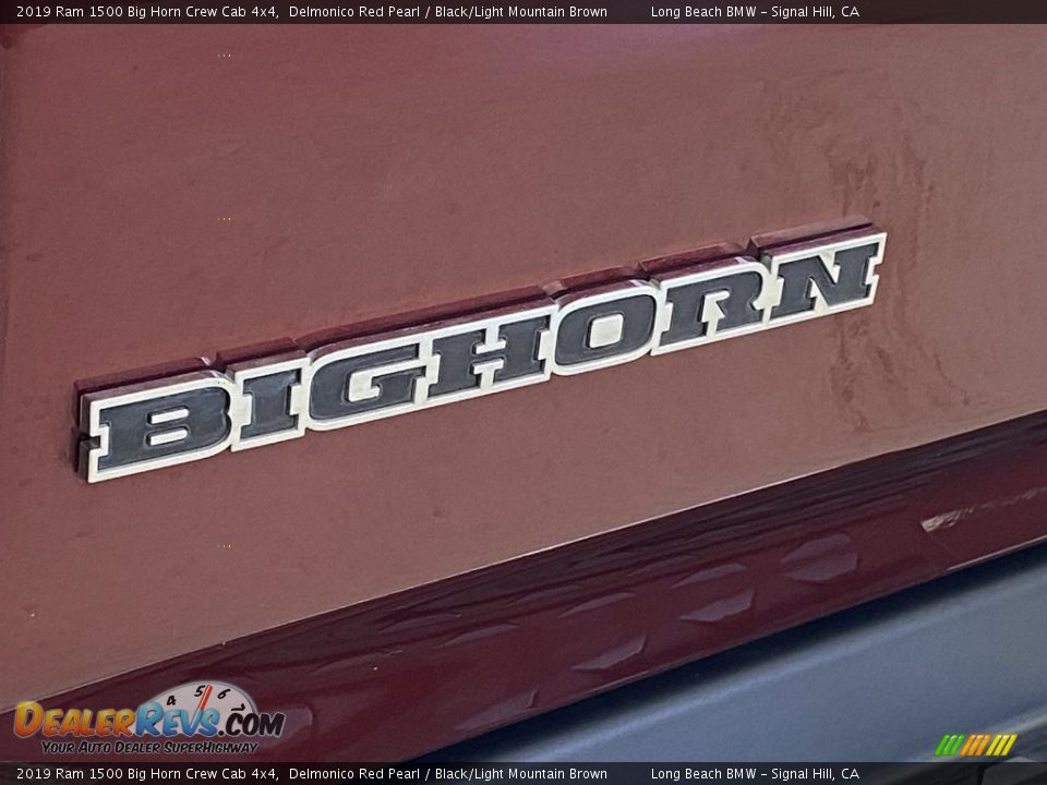 2019 Ram 1500 Big Horn Crew Cab 4x4 Delmonico Red Pearl / Black/Light Mountain Brown Photo #10