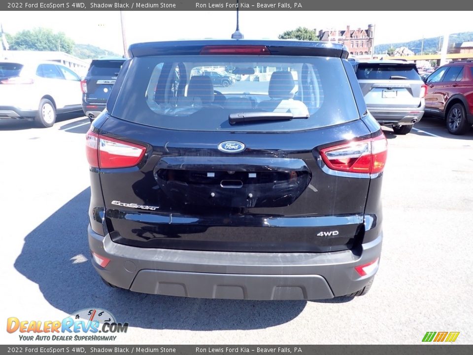 2022 Ford EcoSport S 4WD Shadow Black / Medium Stone Photo #7