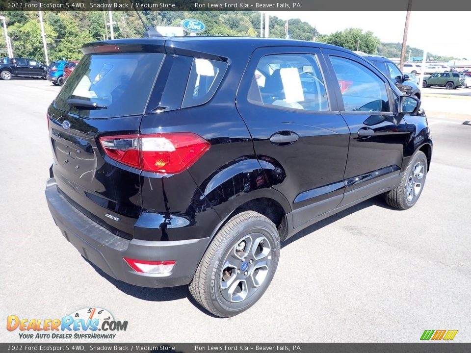 2022 Ford EcoSport S 4WD Shadow Black / Medium Stone Photo #8