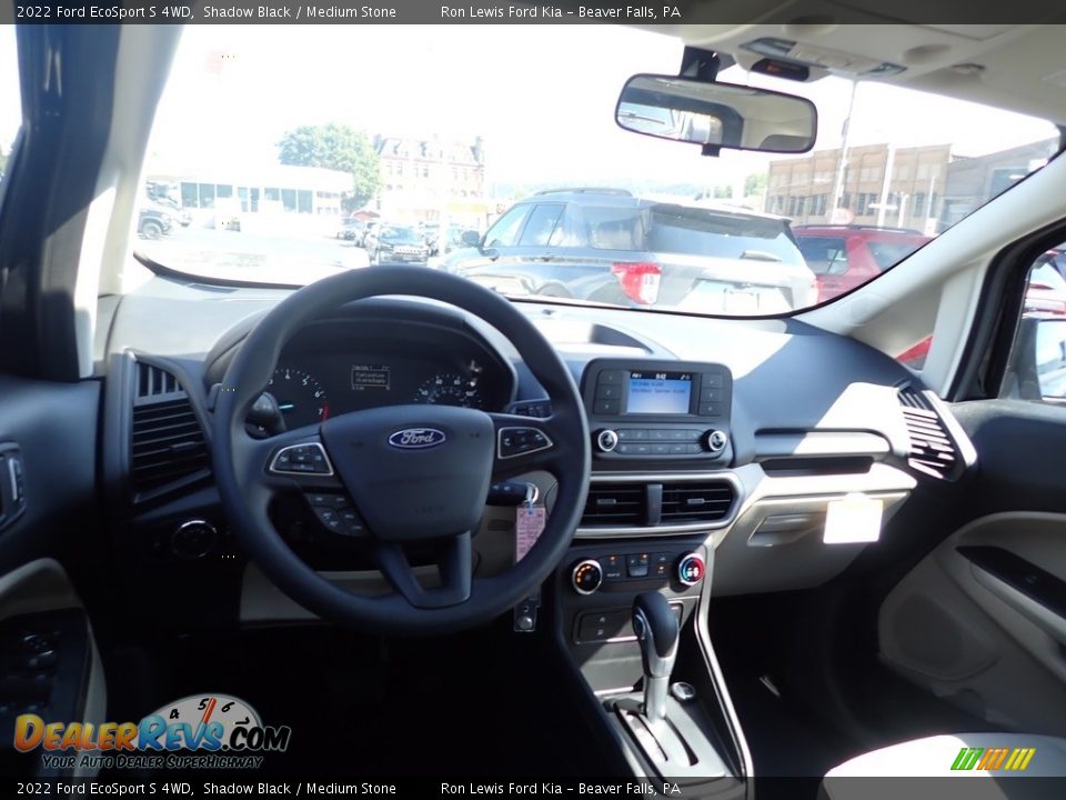 2022 Ford EcoSport S 4WD Shadow Black / Medium Stone Photo #13