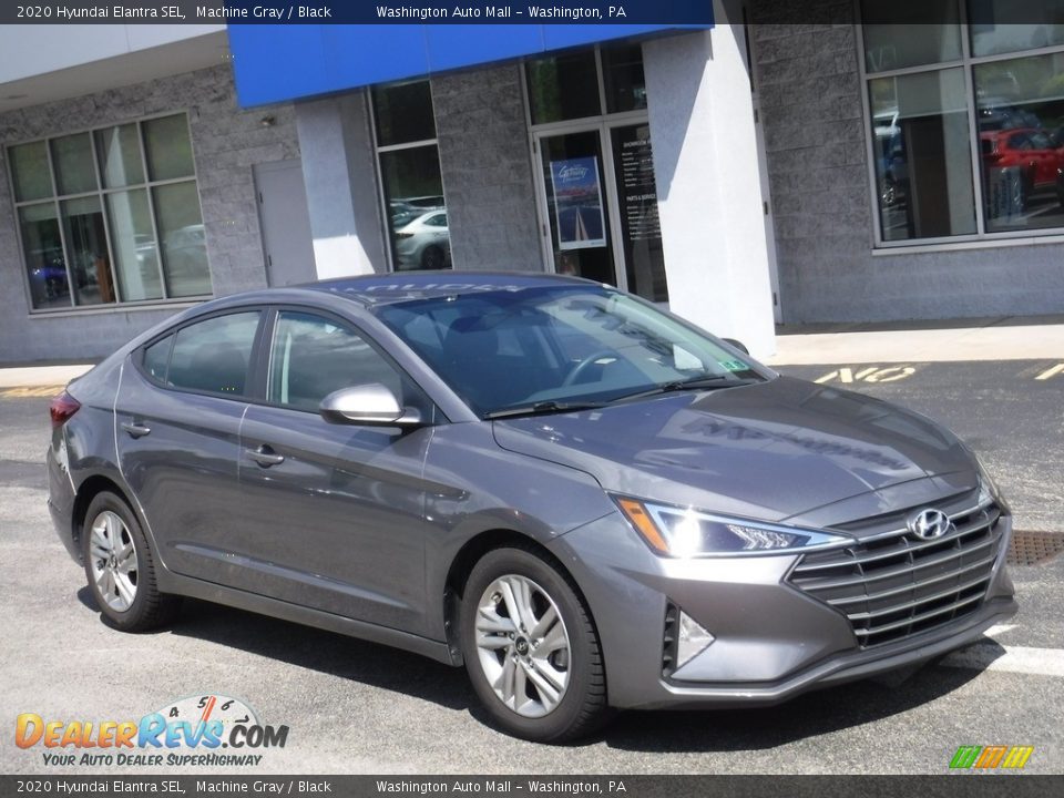 2020 Hyundai Elantra SEL Machine Gray / Black Photo #1