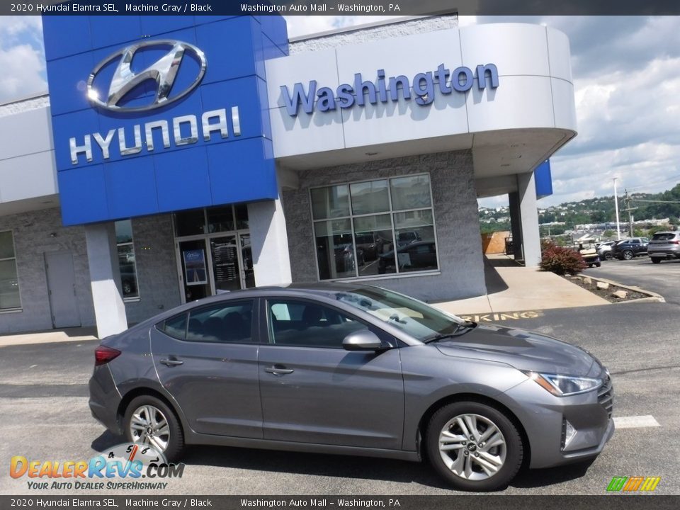 2020 Hyundai Elantra SEL Machine Gray / Black Photo #2