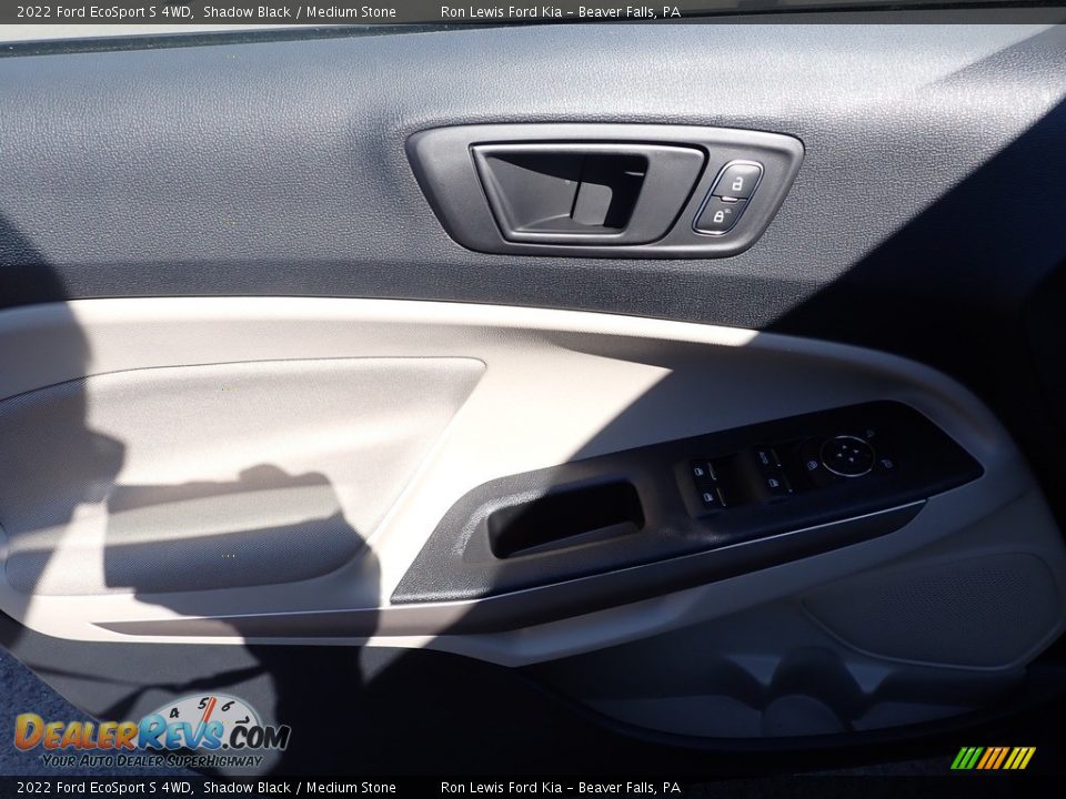 2022 Ford EcoSport S 4WD Shadow Black / Medium Stone Photo #15