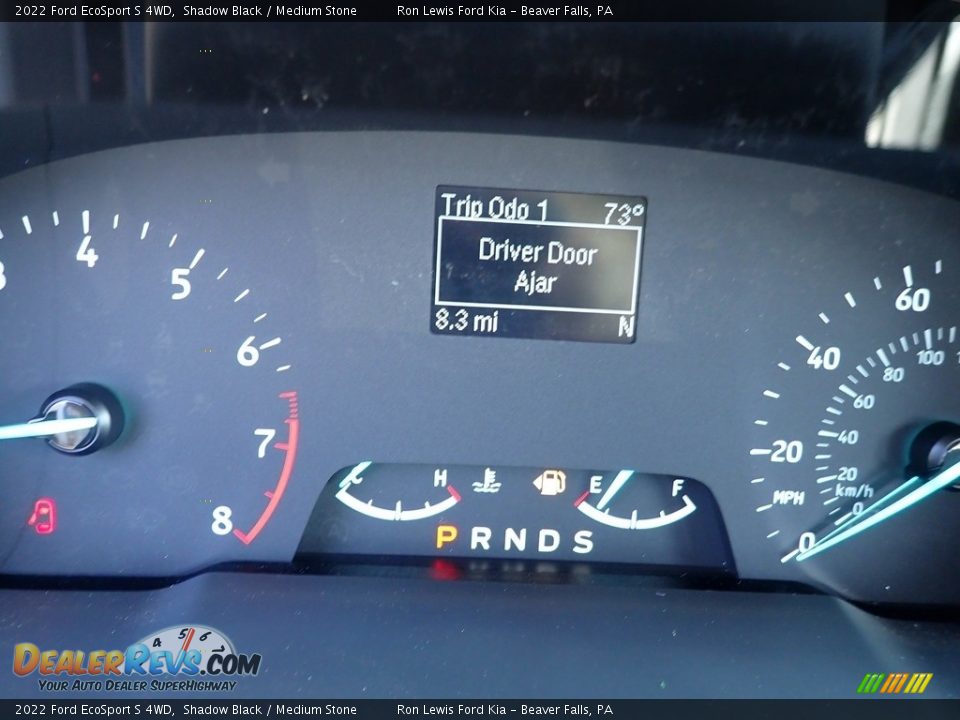 2022 Ford EcoSport S 4WD Shadow Black / Medium Stone Photo #16