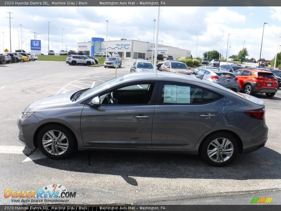 2020 Hyundai Elantra SEL Machine Gray / Black Photo #6