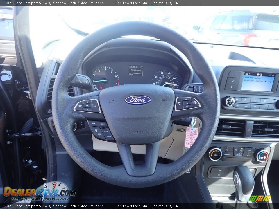 2022 Ford EcoSport S 4WD Shadow Black / Medium Stone Photo #19